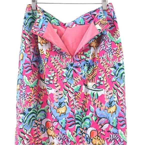 J. McLaughlin Blakely Floral Pencil Skirt in Rose Freshfield, Size 8 - Picture 7 of 15